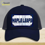 MAPLE LEAFS Graphic Novelty License Plate Hat HAT-MLP-14683 Mesh Navy