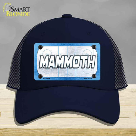 MAMMOTH Graphic Novelty License Plate Hat HAT-MLP-14684 Mesh Navy