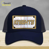 KNIGHTS Graphic Novelty License Plate Hat HAT-MLP-14686 Mesh Navy