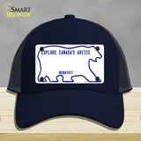 Nunavut Novelty License Plate Hat Mesh / Navy