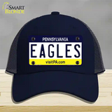Eagles Pennsylvania State Novelty License Plate Hat Mesh / Navy