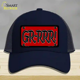 GR-RRR Novelty License Plate Hat Mesh / Navy