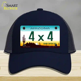 4X4 Arizona Novelty License Plate Hat Mesh / Navy