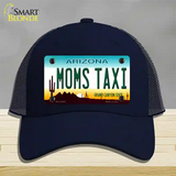 Moms Taxi Arizona Novelty License Plate Hat Mesh / Navy