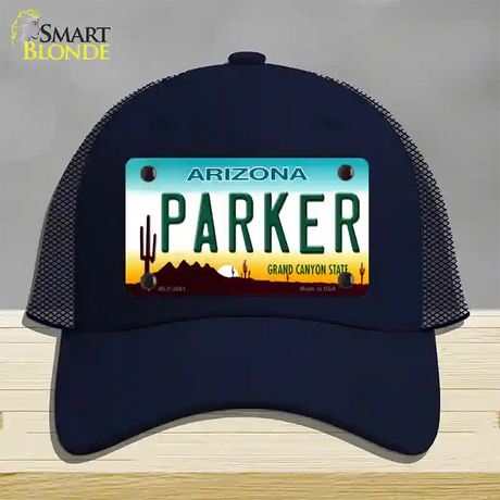 Parker Arizona Novelty License Plate Hat Mesh / Navy