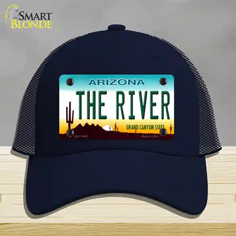 The River Arizona Novelty License Plate Hat Mesh / Navy