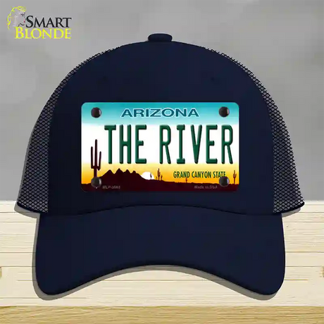 The River Arizona Novelty License Plate Hat Mesh / Navy