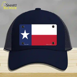 Texas State Flag Novelty License Plate Hat Mesh / Navy