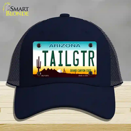 Tailgtr Arizona Novelty License Plate Hat Mesh / Navy