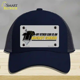 My Other Car Aircraft Carrier Novelty License Plate Hat Mesh / Navy