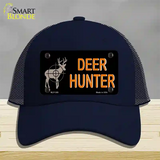 Deer Hunter Novelty License Plate Hat Mesh / Navy