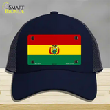 Bolivia Flag Novelty License Plate Hat Mesh / Navy
