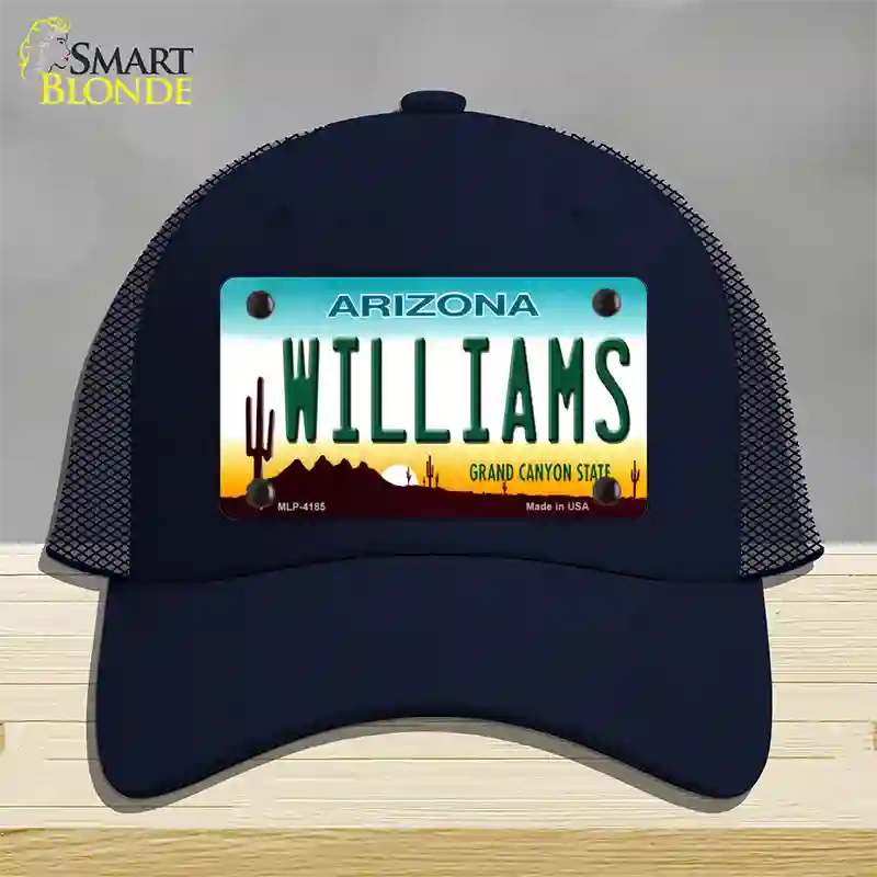 Williams Arizona Novelty License Plate Hat Mesh / Navy