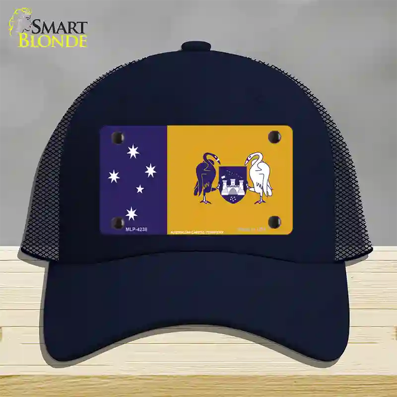 Australia Capital Territory Novelty License Plate Hat Mesh / Navy