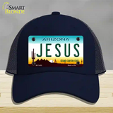 Jesus Arizona State Novelty License Plate Hat Mesh / Navy