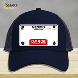 Campeche Mexico Blank Novelty License Plate Hat Mesh / Navy