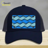 Weave Blue Novelty License Plate Hat Mesh / Navy