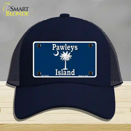 Pawleys Island Blue Novelty License Plate Hat Mesh / Navy