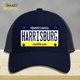 Harrisburg Pennsylvania State Novelty License Plate Hat Mesh / Navy