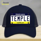 Temple Pennsylvania State Novelty License Plate Hat Mesh / Navy