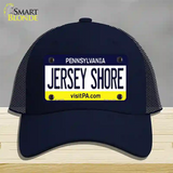 Jersey Shore Pennsylvania State Novelty License Plate Hat Mesh / Navy