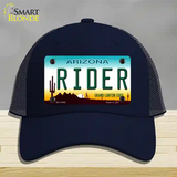 Arizona Rider Novelty License Plate Hat Mesh / Navy