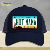 Arizona Hot Mama Novelty License Plate Hat Mesh / Navy