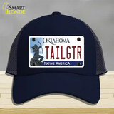 Tailgtr Oklahoma Novelty License Plate Hat Mesh / Navy
