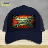 Some Yankees Dont Remember Novelty License Plate Hat Mesh / Navy