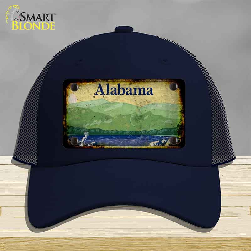 Alabama Rusty Novelty License Plate Hat HAT-MLP-9503