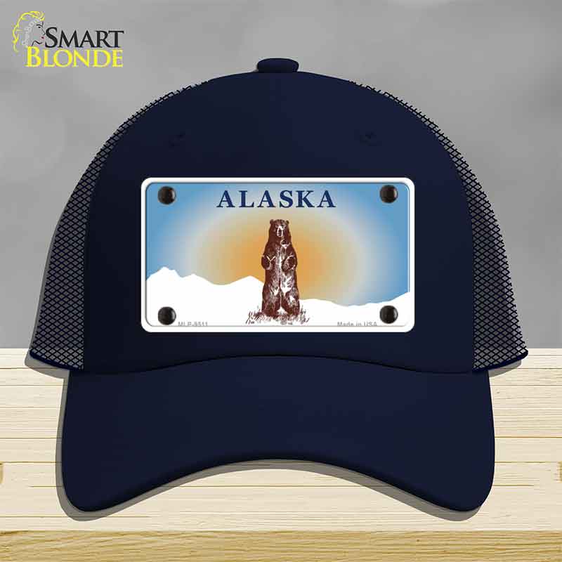 Alaska Bear Novelty License Plate Hat HAT-MLP-9511