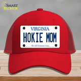Hokie Mom Virginia Novelty License Plate Hat Mesh / Red
