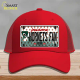 Pelicans Fan Louisiana Novelty License Plate Hat Mesh / Red