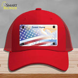 Alabama with American Flag Novelty License Plate Hat HAT-MLP-12329