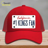 Number 1 Kings Fan California Novelty License Plate Hat Tag Mesh Red