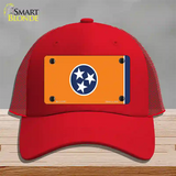 Tennessee Flag Orange Novelty License Plate Hat Tag Mesh Red