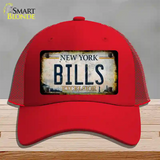 Bills Excelsior New York Rusty Novelty License Plate Hat Tag Mesh Red