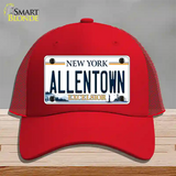 Allentown Excelsior New York Novelty License Plate Hat Tag Mesh Red