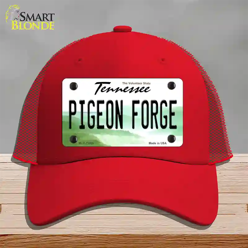 Pigeon Forge Tennessee Novelty License Plate Hat Tag Mesh Red