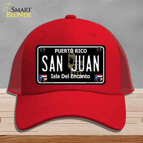 San Juan Puerto Rico Black Novelty License Plate Hat HAT-MLP-14297