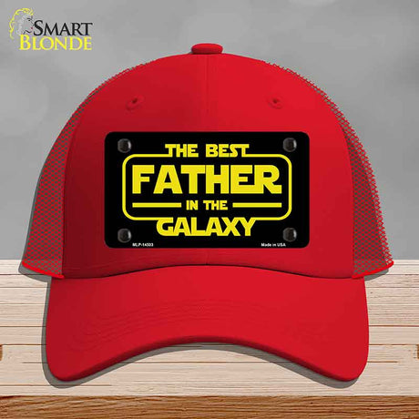 Best Father in the Galaxy Novelty License Plate Hat HAT-MLP-14503