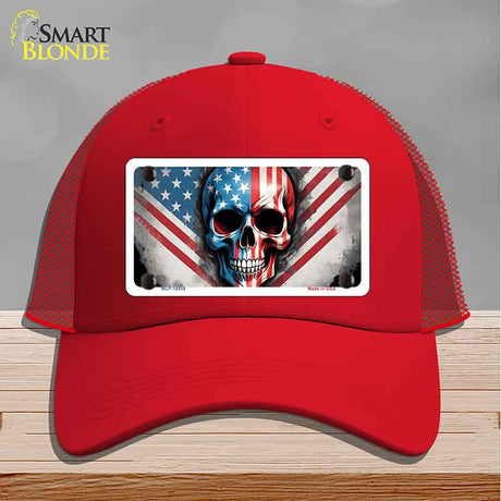 American Skull Novelty License Plate Hat HAT-MLP-14509