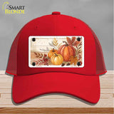 Autumn Pumpkins & Leaves Novelty License Plate Hat HAT-MLP-14516