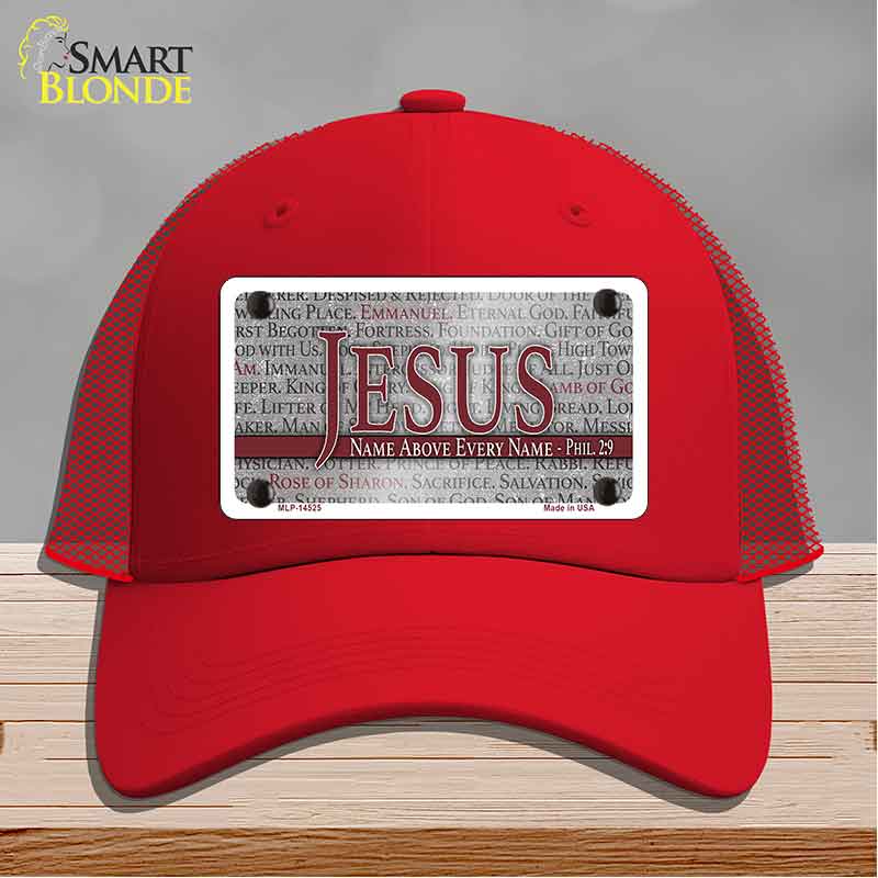 Jesus Name Above Every Name Novelty License Plate Hat HAT-MLP-14525