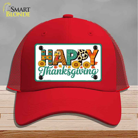 Happy Thanksgiving Novelty License Plate Hat HAT-MLP-14532