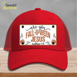 Fall-o-ween Jesus Novelty License Plate Hat HAT-MLP-14534