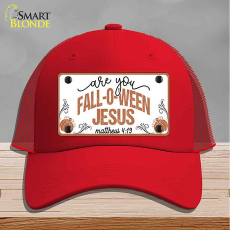 Fall-o-ween Jesus Novelty License Plate Hat HAT-MLP-14534