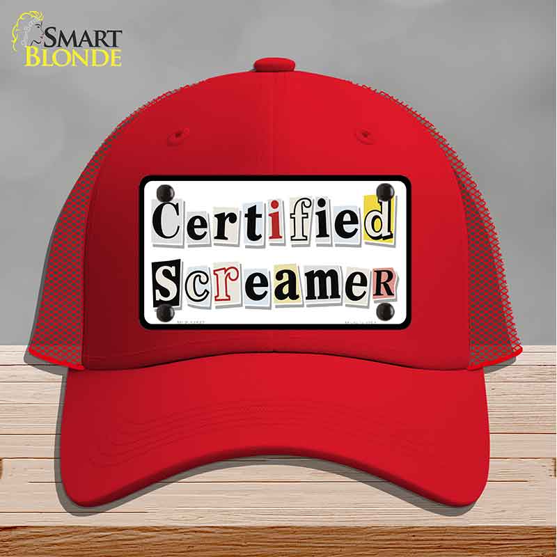 Certified Screamer Novelty License Plate Hat HAT-MLP-14542