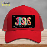 Jesus Loves You Novelty License Plate Hat HAT-MLP-14553