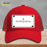 His Way is Better Novelty License Plate Hat HAT-MLP-14559